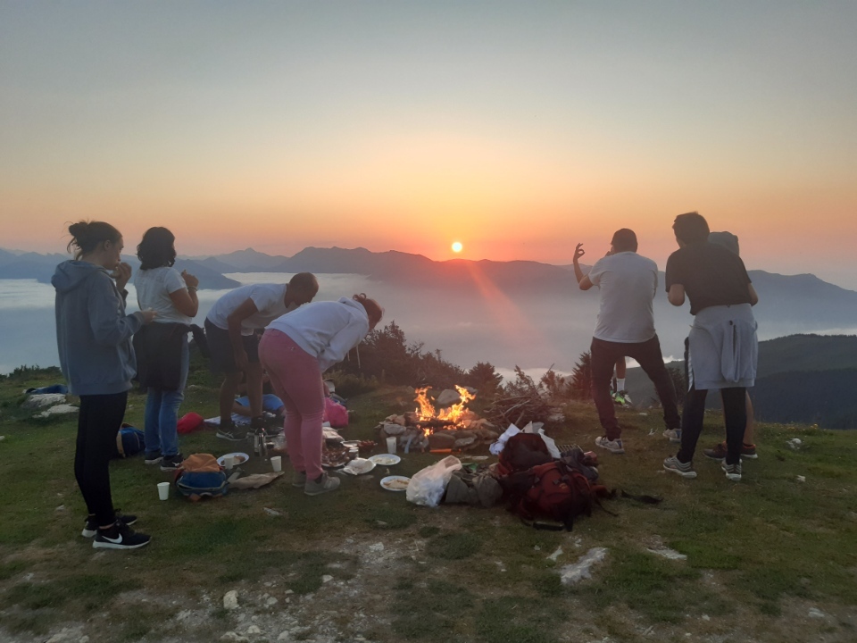Randonnée montagne de nuit Hautacam et grillades