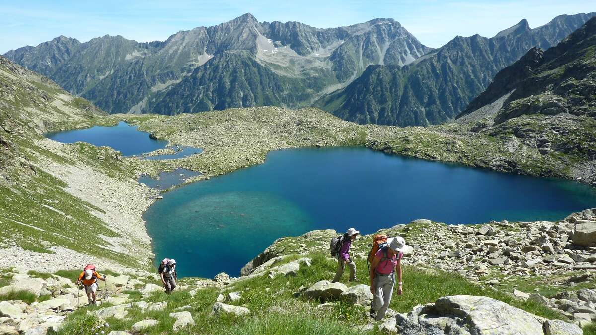 Randonnée guidée aux lacs d'altitude d'Estibe-Aute